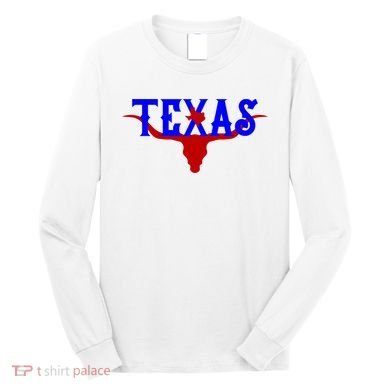 Texas Original State Longhorn Logo Long Sleeve Shirt