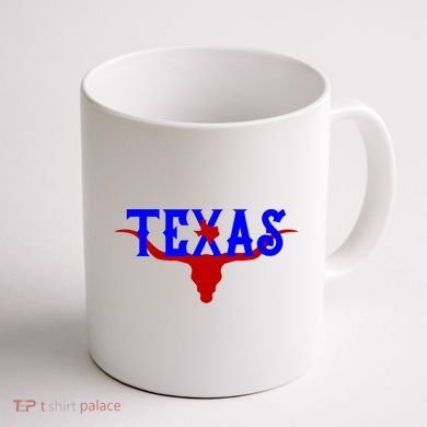 Texas Original State Longhorn Logo Coffee Mug back