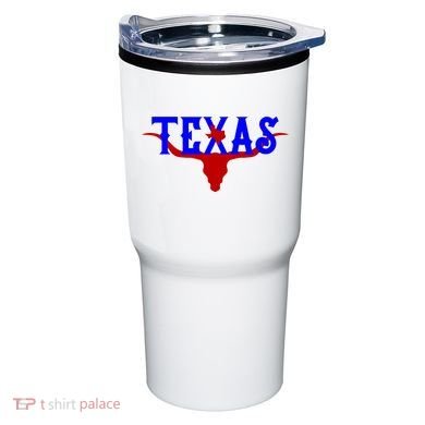 Texas Original State Longhorn Logo Tumbler
