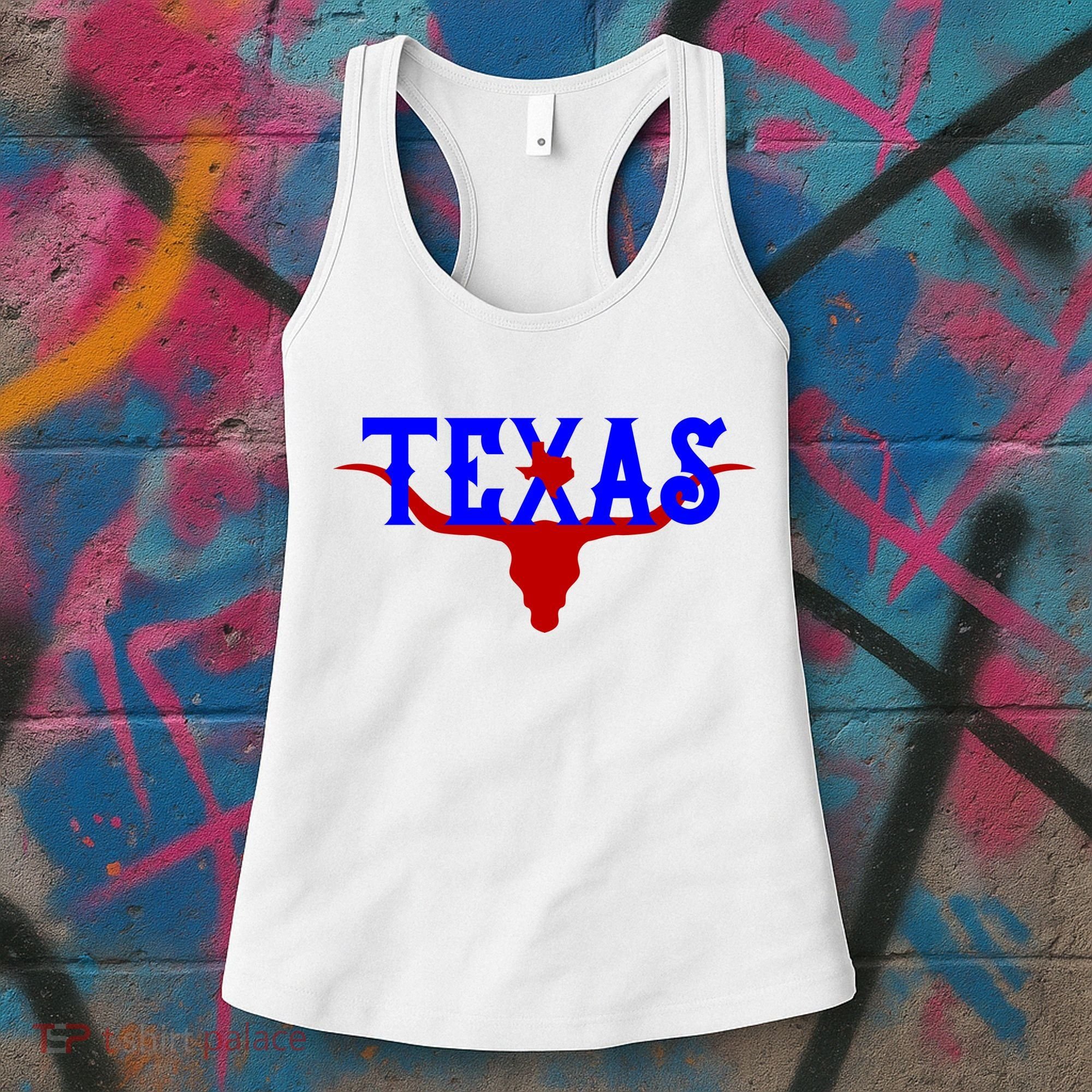 Texas Original State Longhorn Logo Women's Tank Top