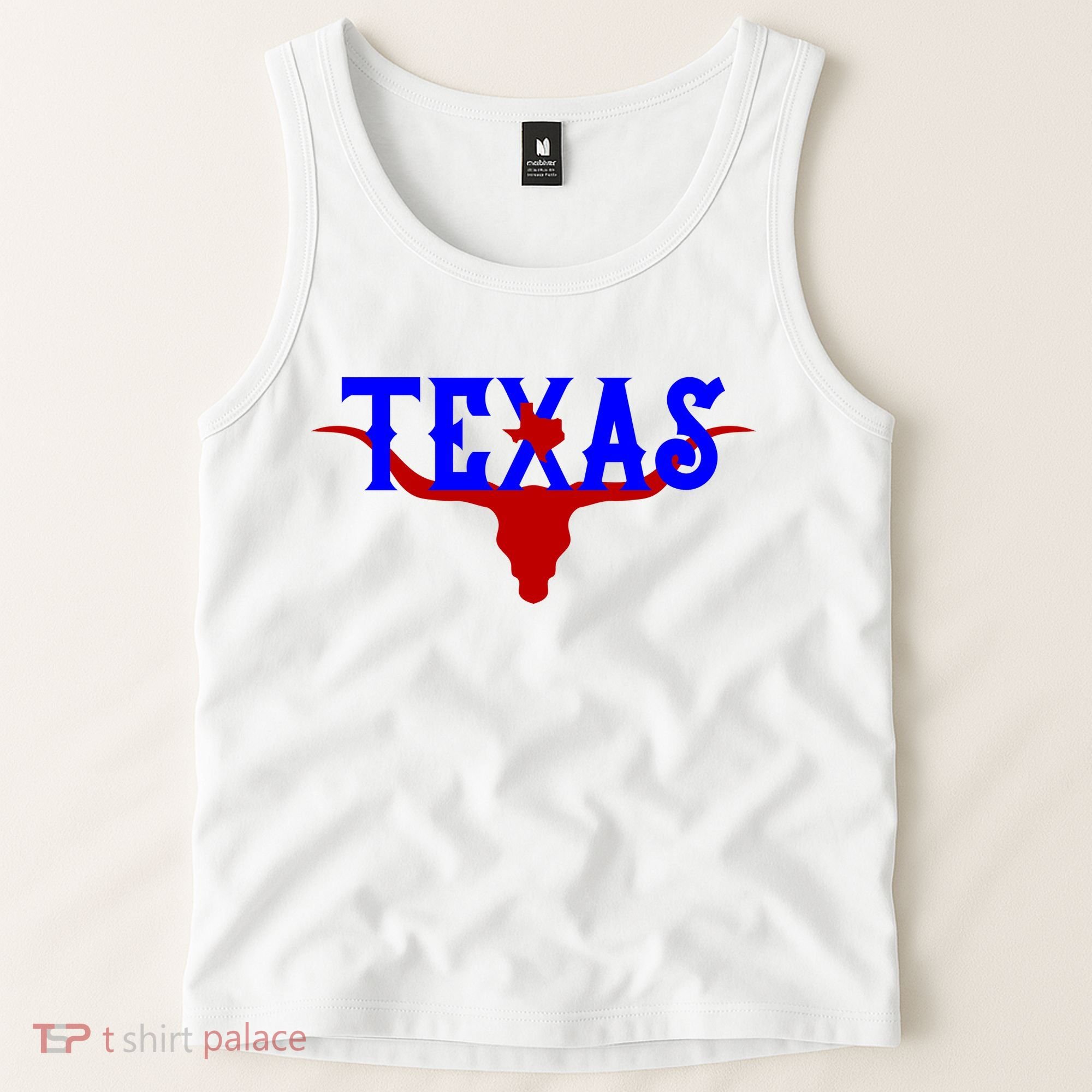 Texas Original State Longhorn Logo Tank Top