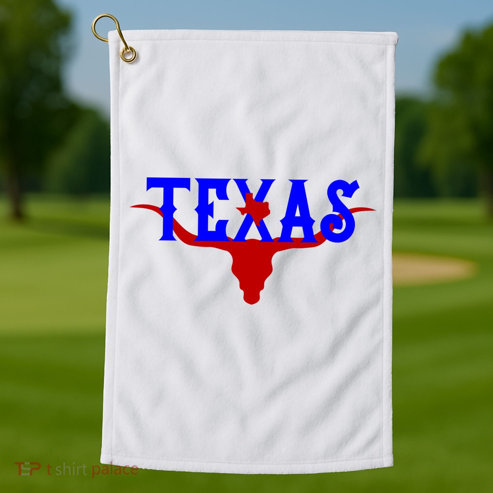 Texas Original State Longhorn Logo Golf Towel