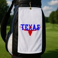Texas Original State Longhorn Logo Golf Towel thumb 2