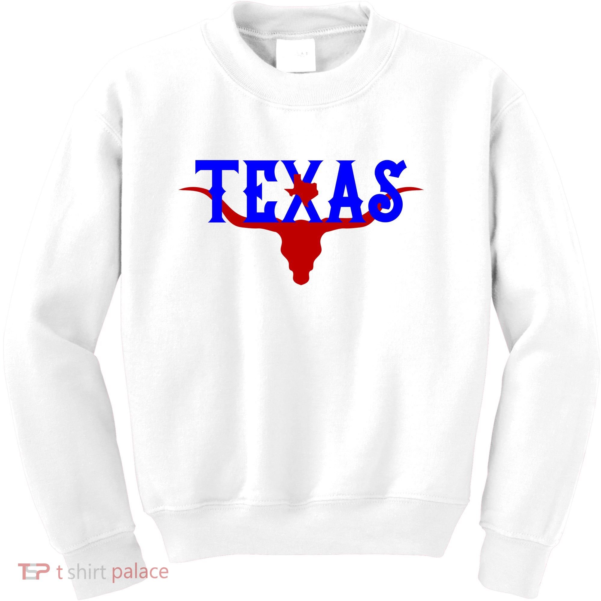 Texas Original State Longhorn Logo Kids Sweatshirt