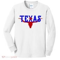 Texas Original State Longhorn Logo Kids Long Sleeve Shirt thumb 0