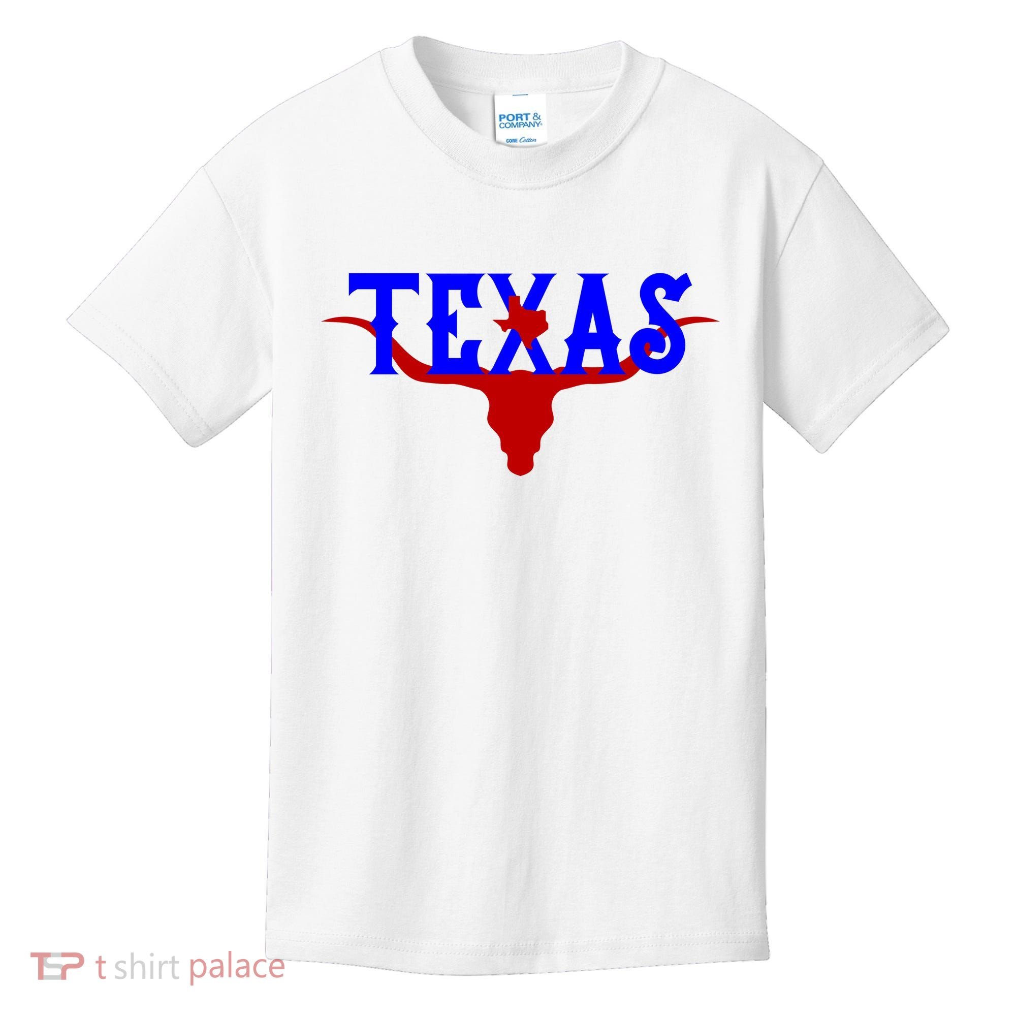 Texas Original State Longhorn Logo Kids T-Shirt