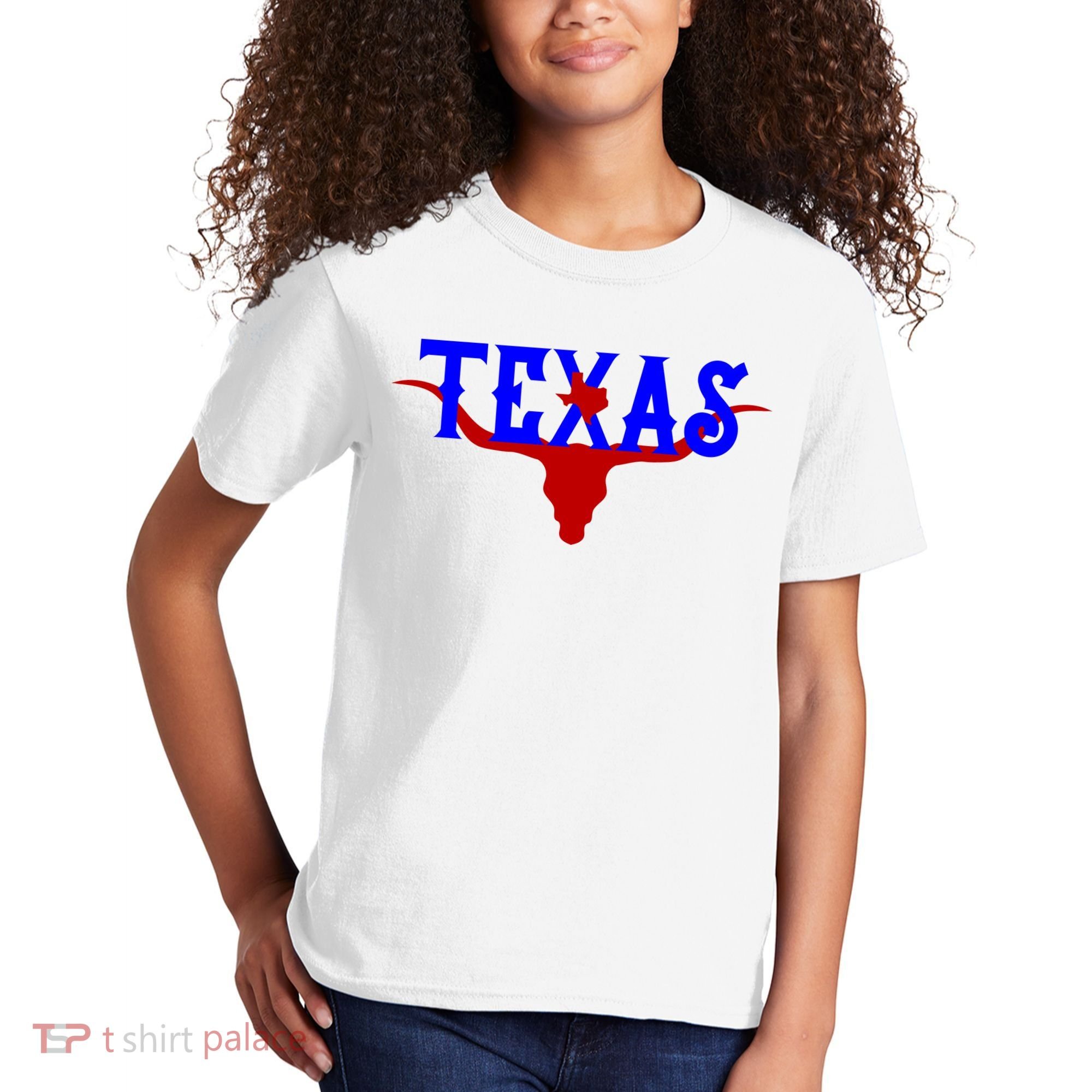 Texas Original State Longhorn Logo Kids T-Shirt