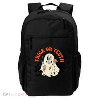 Trick Or Teeth Dentist Funny Halloween Costume Dental Squad Funny Gift Backpack thumb 0