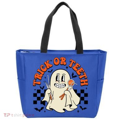 Trick Or Teeth Dentist Funny Halloween Costume Dental Squad Funny Gift Tote Bag
