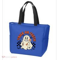 Trick Or Teeth Dentist Funny Halloween Costume Dental Squad Funny Gift Tote Bag thumb 3