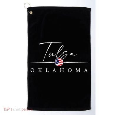 Tulsa Oklahoma Golf Towel
