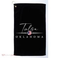 Tulsa Oklahoma Golf Towel thumb 0