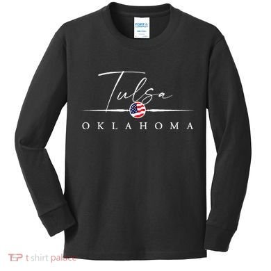 Tulsa Oklahoma Kids Long Sleeve Shirt