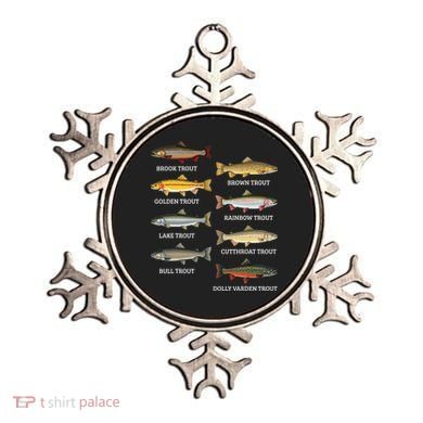 Types Of Trout Fish Trout Species Chart Ichthyology Guide Ornament
