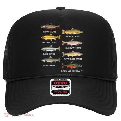 Types Of Trout Fish Trout Species Chart Ichthyology Guide Hat