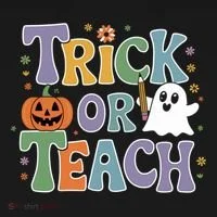 Trick Or Teach Gift Women's Hoodie thumb 2