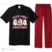 Trick Or Teach Read More Boooooks Teacher Ghost Halloween Gift Pajama Set thumb 0