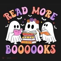 Trick Or Teach Read More Boooooks Teacher Ghost Halloween Gift Pajama Set thumb 2