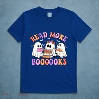 Trick Or Teach Read More Boooooks Teacher Ghost Halloween Gift T-Shirt thumb 5
