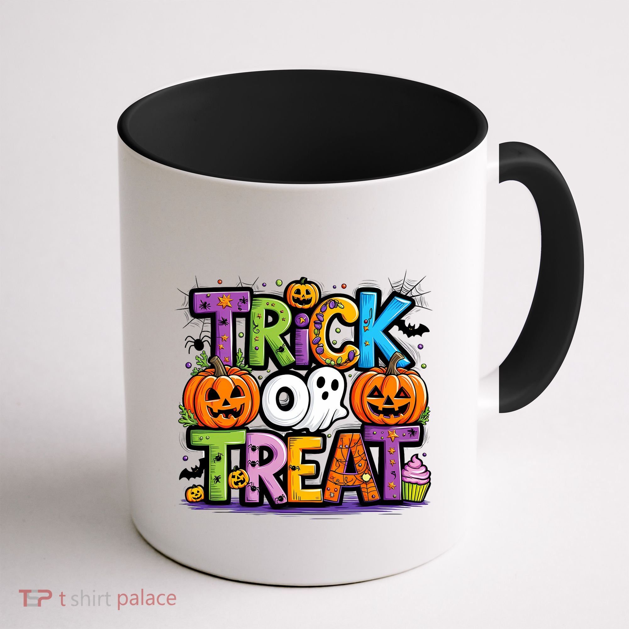 Trick Or Treat Halloween Cool Logo Coffee Mug