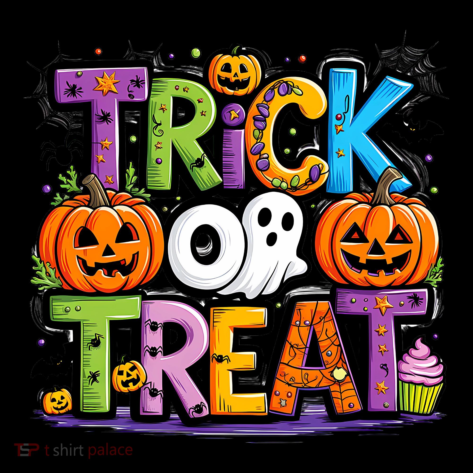 Trick Or Treat Halloween Cool Logo Coffee Mug