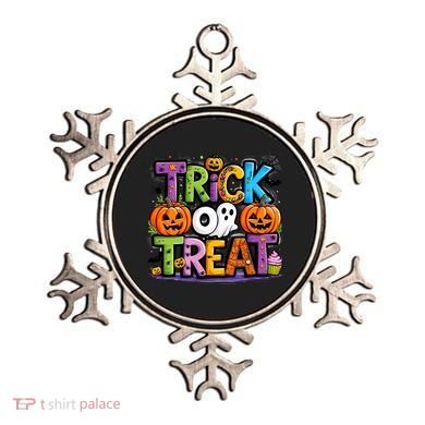 Trick Or Treat Halloween Cool Logo Ornament