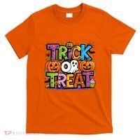 Trick Or Treat Halloween Cool Logo T-Shirt thumb 0