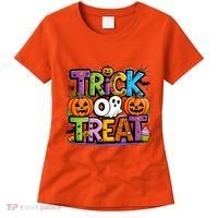 Trick Or Treat Halloween Cool Logo Women's T-Shirt thumb 0
