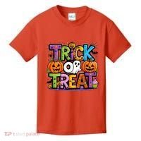 Trick Or Treat Halloween Cool Logo Kids T-Shirt thumb 0