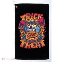 Trick Or Treat Unique Golf Towel thumb 0