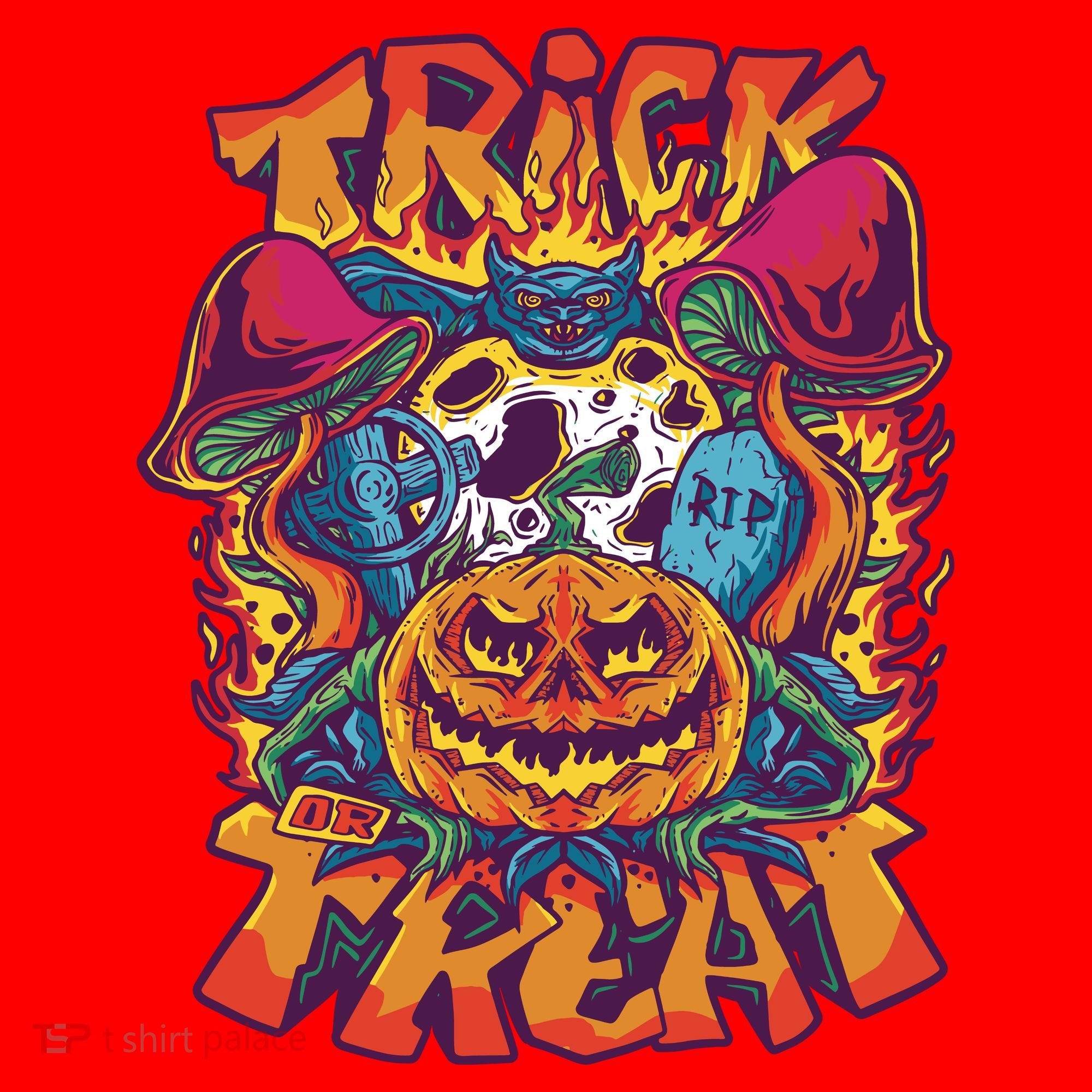 Trick Or Treat Unique Santa Hat