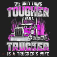 The Only Thing Tougher Than A Trucker Is A Trucker’s Wife Beanie thumb 2
