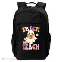 Trick Or Teach Cute Book Ghost Backpack thumb 0