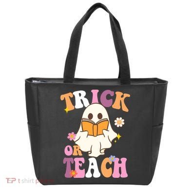 Trick Or Teach Cute Book Ghost Tote Bag