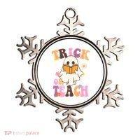 Trick Or Teach Cute Book Ghost Ornament thumb 0