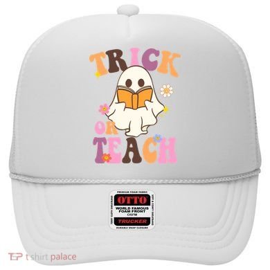 Trick Or Teach Cute Book Ghost Hat