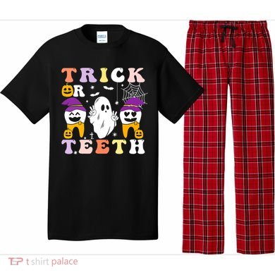 Trick Or Teeth Dental Assistant Dentist Halloween Costumes Gift Pajama Set