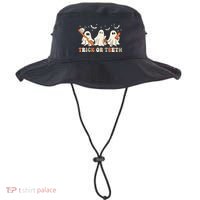 Trick Or Teeth Toothbrush Funny Boo Retro Pumpkin Halloween Gift Bucket Hat thumb 0