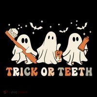 Trick Or Teeth Toothbrush Funny Boo Retro Pumpkin Halloween Gift Coffee Mug thumb 5