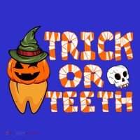 Trick Or Teeth Funny Dentist Halloween Dental Squad Gift Tote Bag thumb 4