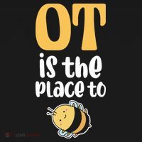 Therapist Occupational Therapy Ot Is The Pleace To Bee Ornament thumb 1