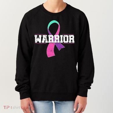 Thyroid Or Thyroid Awareness Or Thyroid Cancer Warrior Cute Women's Sweatshirt
