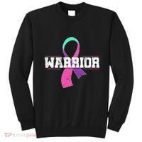 Thyroid Or Thyroid Awareness Or Thyroid Cancer Warrior Cute Sweatshirt thumb 0