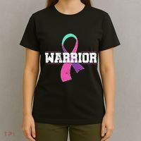 Thyroid Or Thyroid Awareness Or Thyroid Cancer Warrior Cute T-Shirt thumb 4