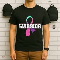 Thyroid Or Thyroid Awareness Or Thyroid Cancer Warrior Cute T-Shirt thumb 6
