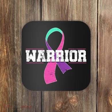 Thyroid Or Thyroid Awareness Or Thyroid Cancer Warrior Cute Coaster