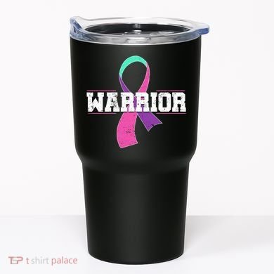 Thyroid Or Thyroid Awareness Or Thyroid Cancer Warrior Cute Tumbler