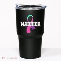 Thyroid Or Thyroid Awareness Or Thyroid Cancer Warrior Cute Tumbler thumb 0