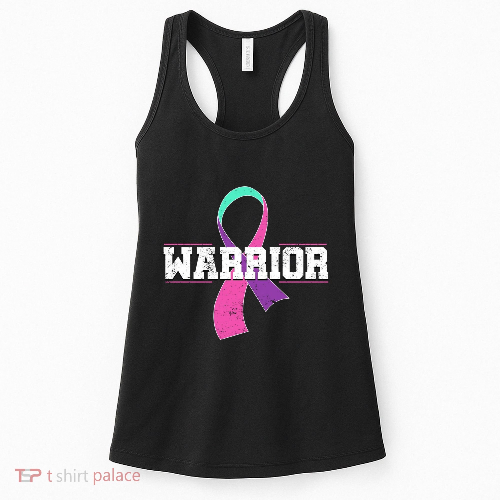 Thyroid Or Thyroid Awareness Or Thyroid Cancer Warrior Cute Women's Tank Top