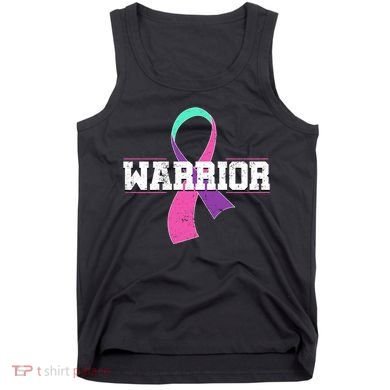 Thyroid Or Thyroid Awareness Or Thyroid Cancer Warrior Cute Tank Top